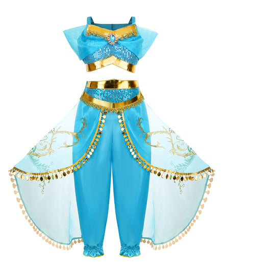 Kostüm für Kinder – Prinzessin verkleidet Mädchen, Weihnachten, Halloween, Cosplay, Party-Outfits 