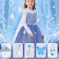 Enchanted Princess Costume Set with Crown, Magic Wand, and Cape for Parties & Role Play