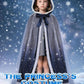 Starry Princess Cape for Girls - Enchanted Velvet Hooded Cloak for Halloween, Christmas, Cosplay & Carnival