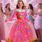 Enchanted Illuminated Princess Dress – Pink Light-Up Costume for Halloween, Birthdays, Carnival & Cosplay