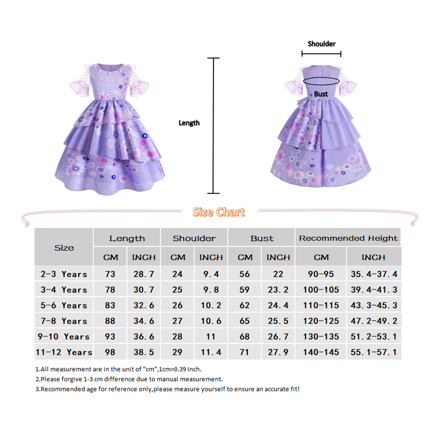 Foierp Fancy Cosplay Costume - Fancy Costume Dress with Garland