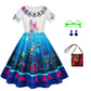 Encanto Mirabel Cosplay - Robe de costume fantastique avec Earings Glasses Bag | Foierp