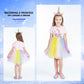 Foierp Girls Cosplay Dress - T-shirt Skirt Dress with Headband