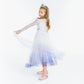 Foierp Dress Up for Girls with Crown Magic Wand Accessories (White)